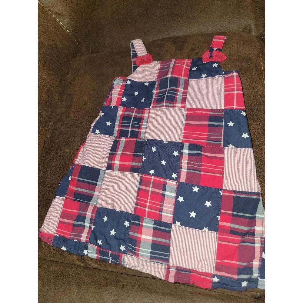 Gymboree American cutie patchwork 4th of july dress size‎ 3t